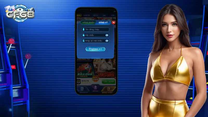 Hướng dẫn cách đăng ký tài khoản CF68