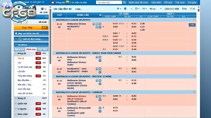 Hiểu rõ các loại kèo Over/ Under trên bảng cược giúp bạn chủ động chọn cược phù hợp