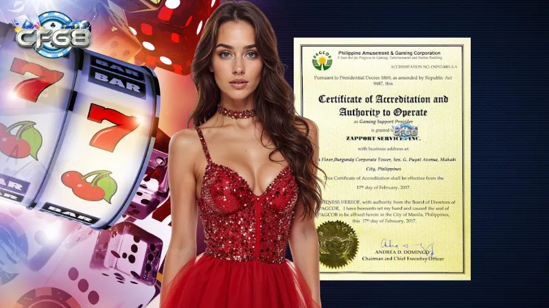 Sân chơi cá cược hợp pháp, được cấp phép bởi PAGCOR